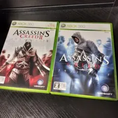xbox360 アサシンクリード1＆2 Ⅰ　Ⅱ　セット