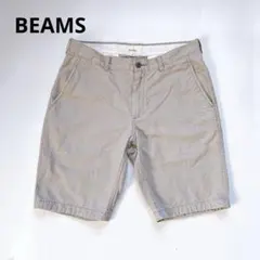 【定番人気】BEAMS ビームス ベーシック チノ ショートパンツ ベージュ Mのサムネイル