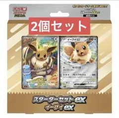 ポケモンカード MEGAスターターセットex イーブイex 2個セット - メルカリ