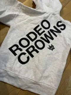 RODEO CROWNS グレー ジップアップパーカー