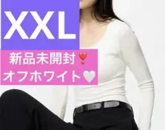 匿名配送❣️新品未使用　ユニクロ　極暖ヒートテックリブUネックブラTシャツ