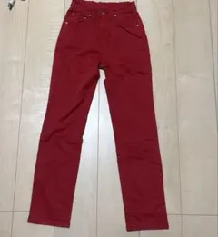 シマロン　CIMARRON レッド カラー パンツ ストレッチ　カジュアル Sのサムネイル