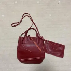 andrea cardone ミニトート　ショルダーバッグ　2way ポーチ