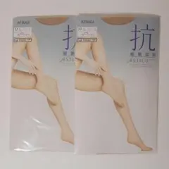 アツギ　ストッキング　ASTIGU　抗　M-L　2足