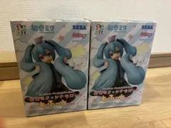 【送料無料】初音ミク×シナモロール ちょこのせフィギュア もふっとVer.2点のサムネイル