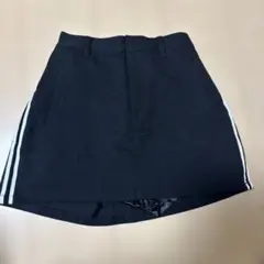美品 GYDA スリーストライプス スカート ブラック F 黒 ジェイダのサムネイル