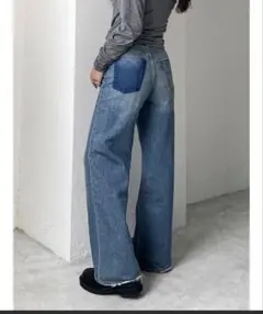 Ungrid Levi's別注RIBCAGE ＷIDE LEGデニム