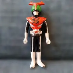 80ｓ ポピー仮面ライダーストロンガー　ソフビ　13cm 昭和レトロ 当時物のサムネイル