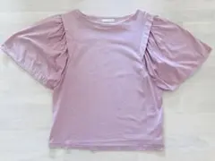 AG フレアスリーブ くすみピンク Tシャツのサムネイル