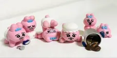 おぱんちゅうさぎ　すってんころりんフィギュア　4種　コンプリート＋おまけ2体