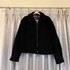 ナノユニバース別注 ALPHA INDUSTRIES ボアジャケット ブラック