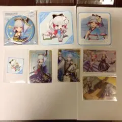 神里 綾華　楓原 万葉　缶バッジセット　原神　スイパラ 原神 スイーツパラダイス スイパラ 神里綾華 楓原万葉 等身 缶