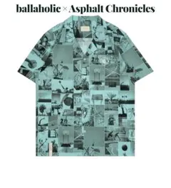 新品　ballaholic 総柄　シャツ　Asphalt Chroniclesのサムネイル