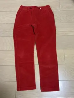 TOMMY HILFIGER コーデュロイ素材のパンツ　赤　152