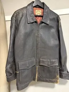 BANANA REPUBLIC ブラックレザー ジャケット 42