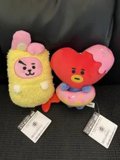 BT21 カバンにつけられるぬいぐるみ　２点セットです。のサムネイル