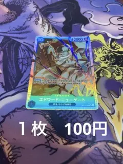 ワンピースカード　エドワード・ニューゲートSR 【まとめ売り専用】商品説明あり
