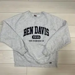 BEN DAVIS スウェット トレーナー MEDIUM グレー