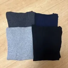 UNIQLO カシミヤ タートルネック セーター 4点セット