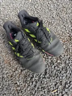 アディダス ゴルフ　スポーツシューズ 黒/緑