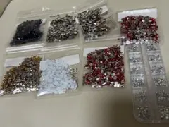 ラインストーン クリア クリスタル ネイル パーツ アート mix　デコ　アート