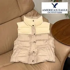 AMERICAN EAGLE ダウンベスト ベージュのサムネイル