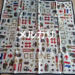 CELINE 　スカーフ 　バンダナ　大判ハンカチ　匿名配送