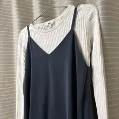 【美品】ギャザーキャミワンピース