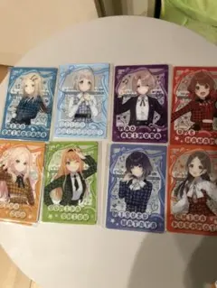 学園アイドルマスタークリアカード8枚セット