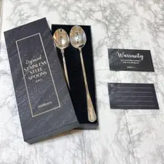 父の日 プレゼント 刻印入りステンレススチールスプーン2本セット