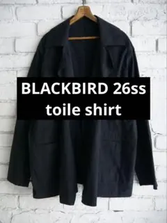 BLACKBIRD ブラックバード 23SS 日本製 fake pullover shirt デニム フェイクプルオーバーシャツ B-001-S02 1 Indigo 長袖 WHITE ALBUM. トップス【中古】【BLACKBIRD】 BLACKBIRD ブラックバード 23SS 日本製 fake pullover shirt デニム