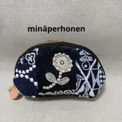 ミナペルホネン　　ミニシェルポーチ　　ハンドメイド　　パッチワーク