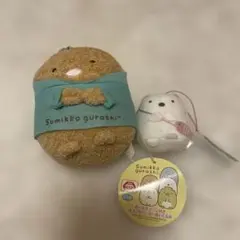 すみっコぐらし カラフルパーカーぬいぐるみ とんかつとしろくま