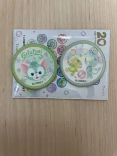 ダッフィー ワッペン　20周年　ジェラトーニ