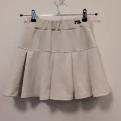 レピピアルマリオ　プリーツスカート クリーム色　M