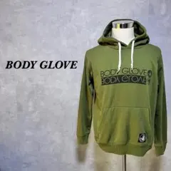 BODY GLOVE パーカー フード ロゴ ストレッチ カーキ L 4995N