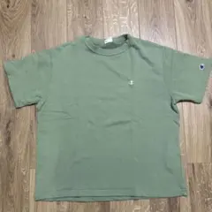 Champion チャンピオン スウェットTシャツ カーキ メンズL