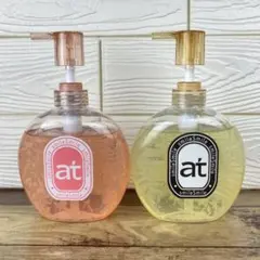 【天然花びら入り】atハンド&ボディウォッシュ2本セットのサムネイル