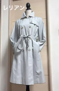 レリアン　Leilian ライナー付き　トレンチコート　9号