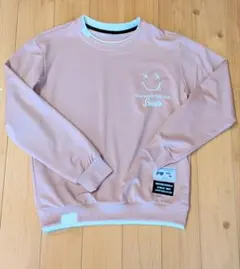 プリント入りピンクスウェット Mサイズ