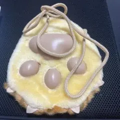 １９８８年製　猫　音の出る肉球 ポシェット