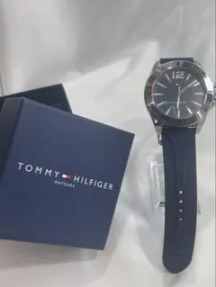 TOMMY HILFIGER メンズ クロノグラフ 稼働品 トミーヒルフィガー 