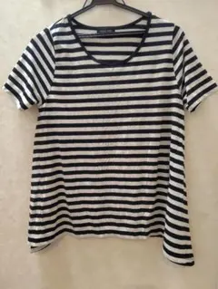【jasse jane】新品 ボーダー カットソーチュニック シャツ