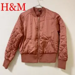 H&M    MA-1   ブルゾン　ピンク