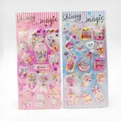ゆ*う様 Shining Magic ゆめかわ♡オーロラシャカシャカシール 2枚