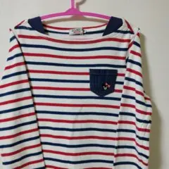 DOUBLE.B 120cm ストライプワンピース