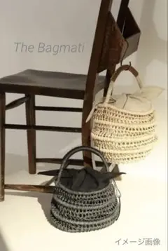 The Bagmati バグマティ ミニマルシェかごバッグ巾着付き◇完売品◇美品
