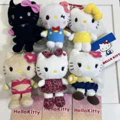 サンリオ ハローキティ ぬいぐるみ マスコット ぬいぐるみ まとめ売り 6点