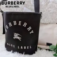 ◾︎希少美品◾︎ バーバリーブルーレーベル ショルダーバッグ ホースロゴ キャンバス