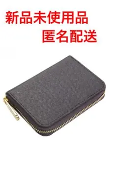 【ブラウン】コイン・カードケース　財布　シンプル